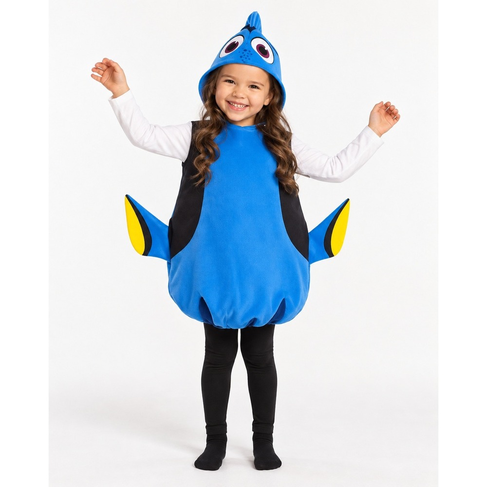 Disney Finding Dory Child Costume Disguise Fits Up to Size 6 Blue NIP